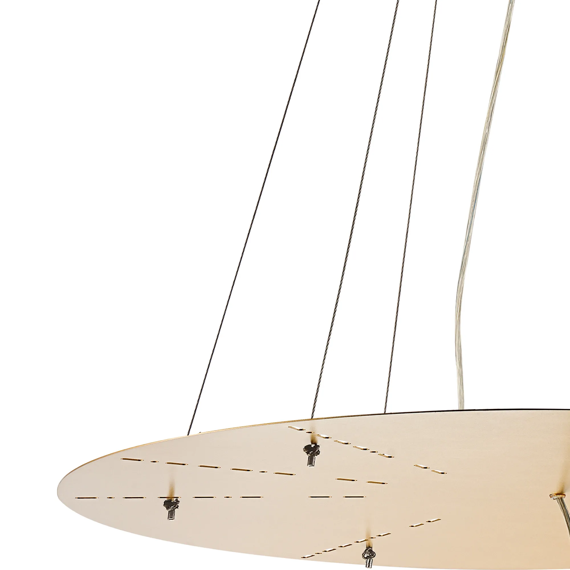 Lowan 790mm 3m Suspension Plate (Max Load 40kg) French Gold, Painted Gold D0723  Deco Lowan French Gold